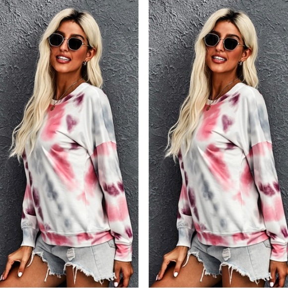 Firefly Lane Boutique1 Tops - Tie Dye Crewneck